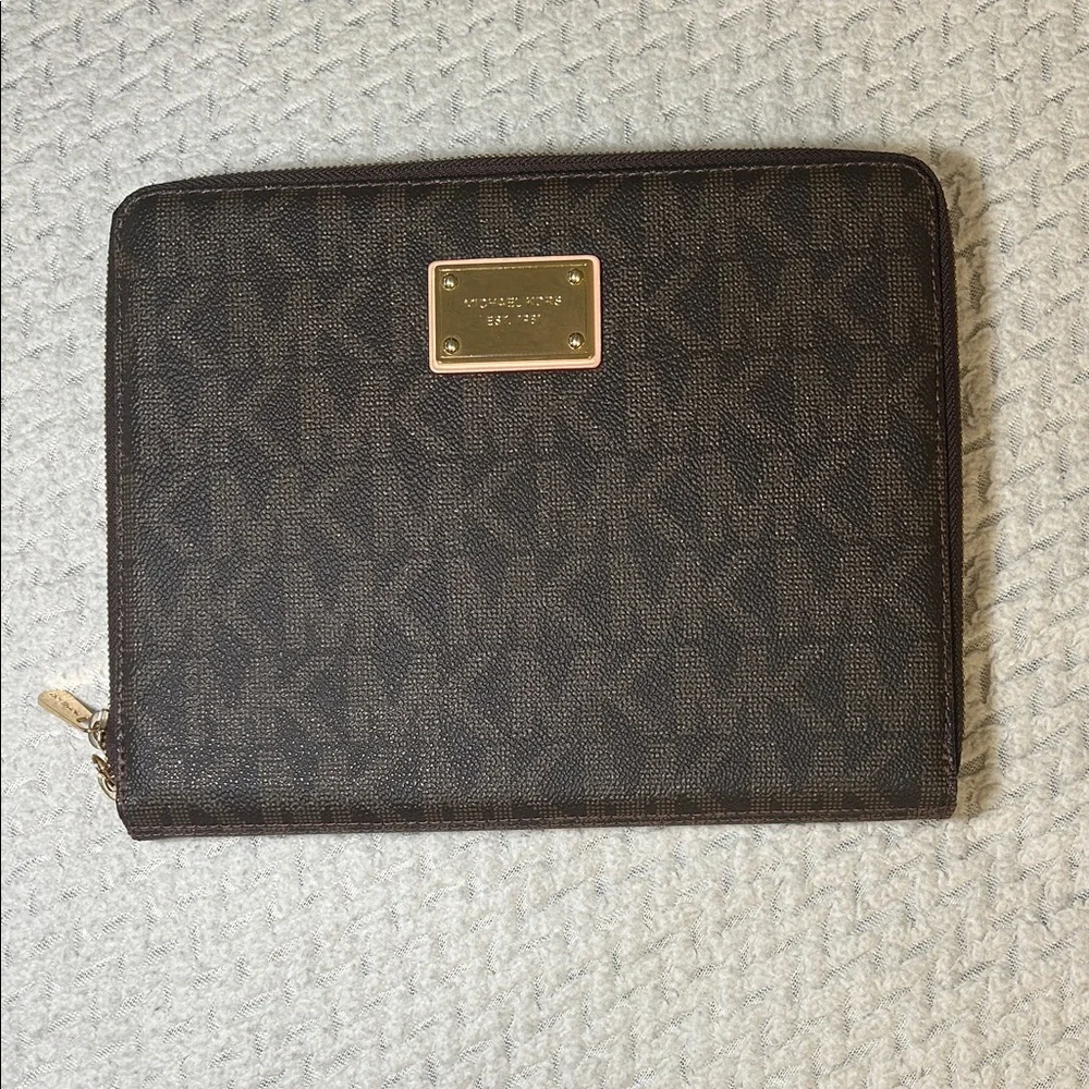 Michael Kors Monogram Tablet Case and Organizer